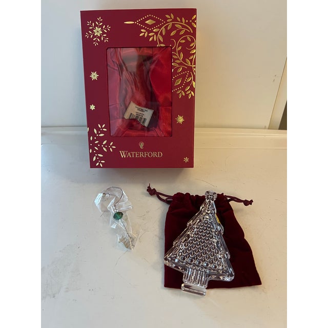 Beautiful 2017 Waterford Crystal Tree Ornament NIB Comes W/ Velvet Bag and metal hanger. Beautiful Waterford Crystal Tree...