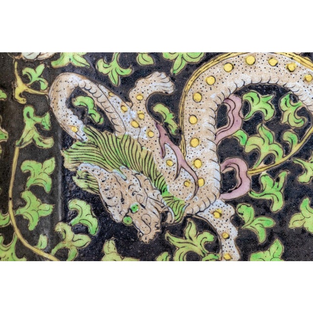 Mid 20th Century Antique French Creil Et Montereau Chinoiserie Transfer Plates | Pagoda & Garden Scene | C. 1840s–1870s | Pair For Sale - Image 5 of 6
