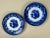 Antique Italian Transferware s.c. Richard Flow Blue Plates - Set of 5 For Sale - Image 12 of 16