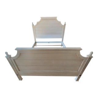 Ethan Allen Gustavian Style Cottage Queen Size Bed Frame For Sale