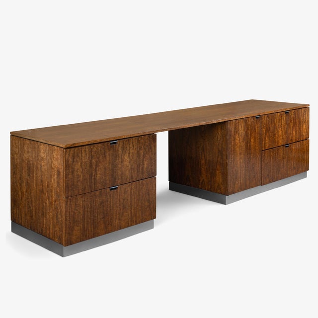 Florence Knoll's transformative influence on Mid-Century design is evident in this elegant custom-designed Executive...