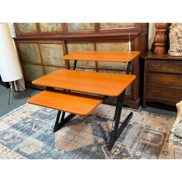 Quik Lok Studio Triple-Shelf Workstation Desk For Sale - Image 15 of 17