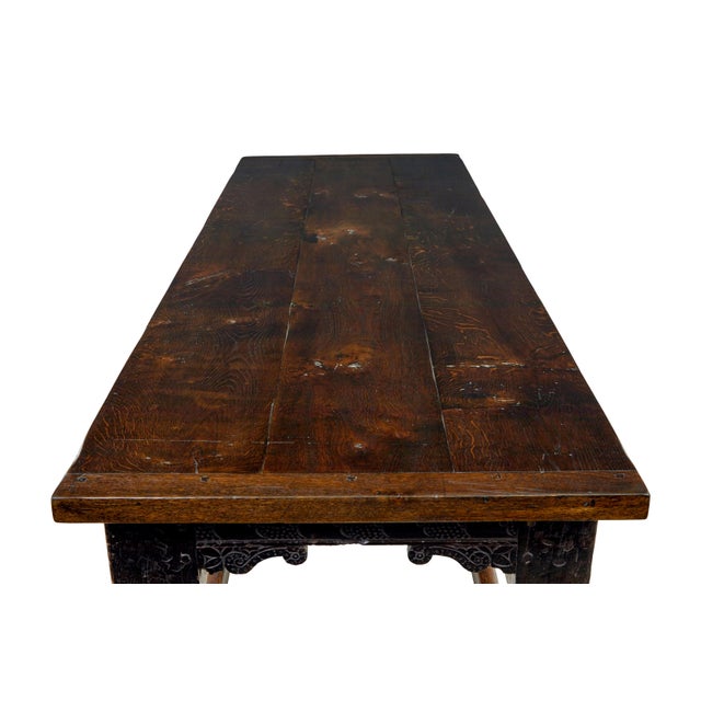 Late Elizabethan Oak Refectory Table, 1590s For Sale - Image 4 of 11