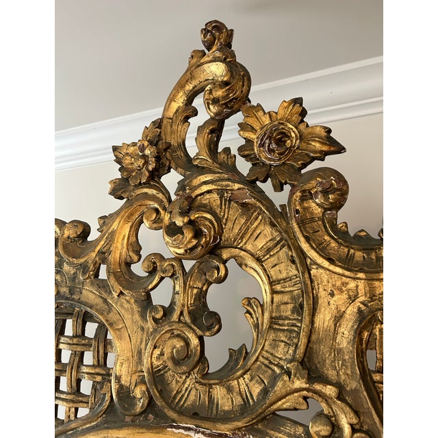 French 19th Century Rococo Floor Mirror | Chairish