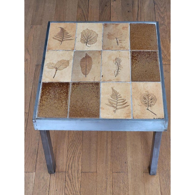 French Riviera Herbarium Coffee Table by Roger Capron, 1970 For Sale - Image 16 of 18