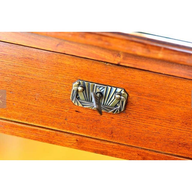 Art Nouveau Dressing Table with Three-Part Mirror, 1920s For Sale - Image 14 of 15