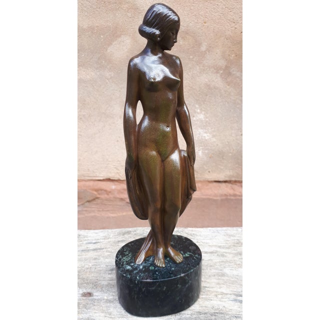 Lucien Alliot, Art Deco Sculpture, 1920s-1940s, Bronze For Sale - Image 4 of 14