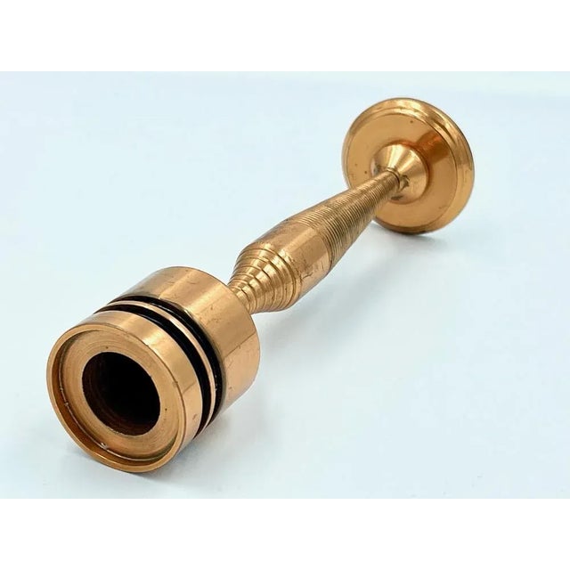 Brutalist Cooper Candleholder, 1970s, in Very Good conditions. Designed 1920 to 1949