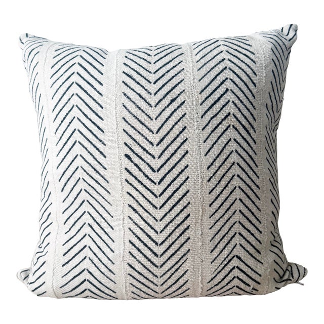 Large Cotton Graphic Pillow For Sale