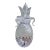 Candle Holder – Clear Glass Pineapple For Sale