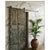 Vintage Hand-Carved Door Panel in Distressed Green | Rustic Farmhouse Architectural Statement 96 For Sale - Image 4 of 5