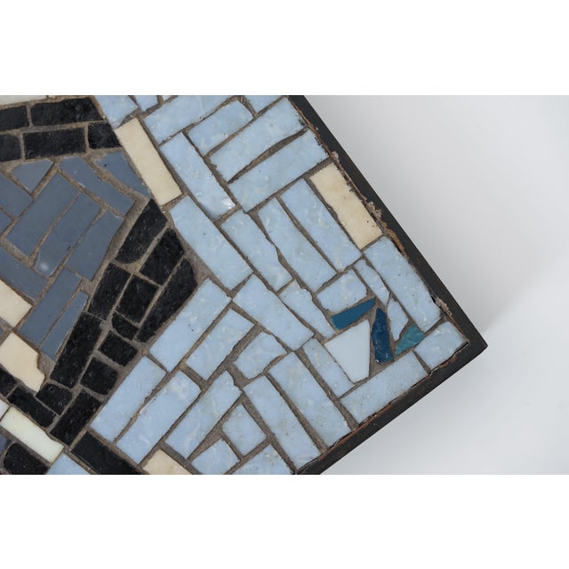 Gray Mid-Century Modern Mosaic Fish Wall Plate by R. Zimmermann for Ritter, 1950s For Sale - Image 8 of 10
