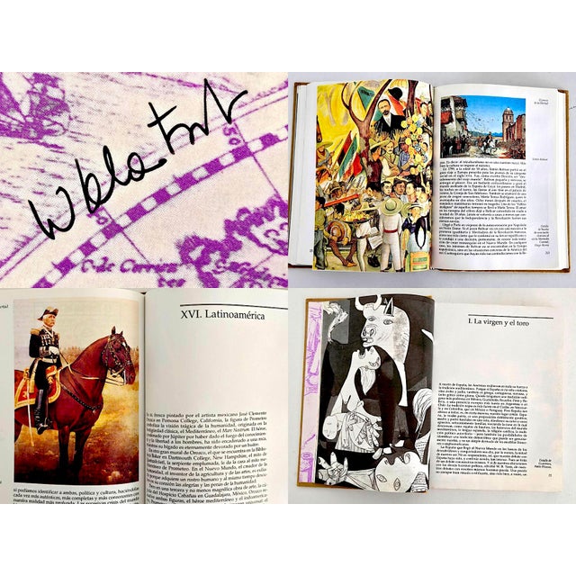 Spanish Language 1992 First Edition, "El Espejo Enterrado", by Carlos Fuentes For Sale In Miami - Image 6 of 14