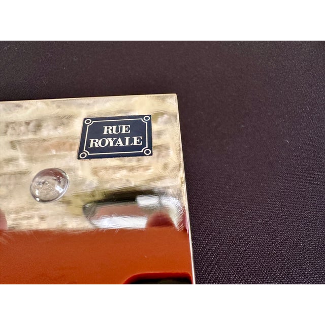 Romeo Rega Chrome/Brass Box 70 attributed to Romeo Rega, 1970s For Sale - Image 6 of 10