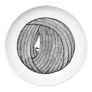 Spinning v | Spinning Ceramic Plate by Vincenzo D’Alba for Kiasmo For Sale