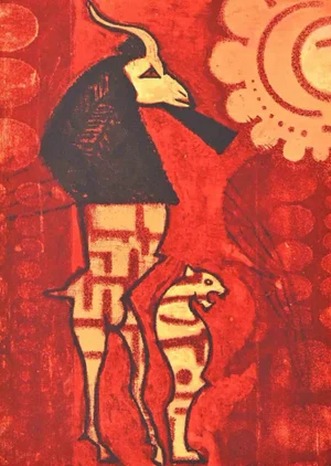 Max Ernst, Idols, Lithograph, 1972