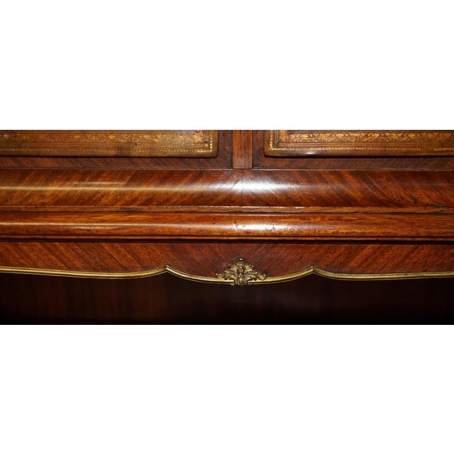 Antique Stamped Cabinet Bookcase and Drawers, 1890 For Sale - Image 12 of 18