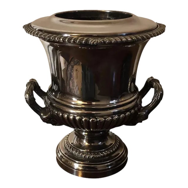 Antique 19th Century English Sheffield Silver Campagna Urn Champagne Ice Bucket For Sale