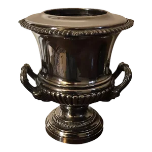 Antique 19th Century English Sheffield Silver Campagna Urn Champagne Ice Bucket