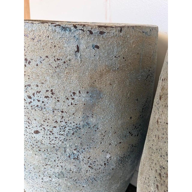 Atelier Vierkant Style Terra Cotta Planters-Pair For Sale - Image 10 of 11