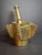 Museum Antique Heavy 18lb Bronze Mortar and Pestle Ribbed Fins Suspension Ring Judaica Sourced J Greenstein For Sale - Image 17 of 18