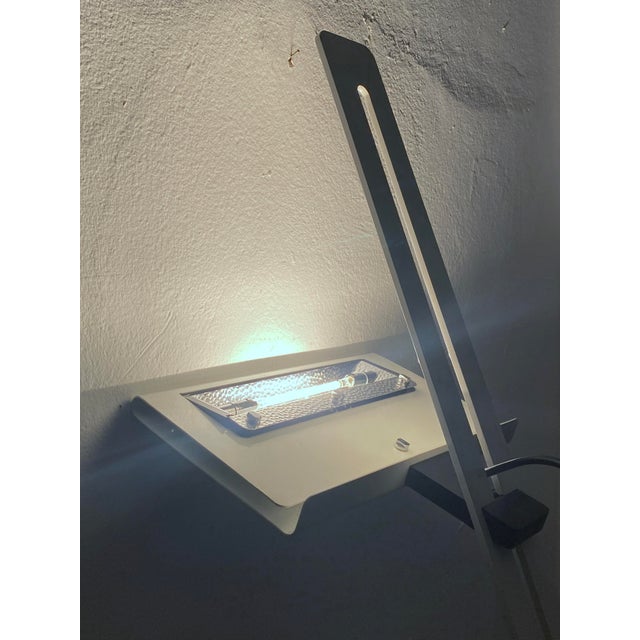 Metal Domea Wall Lamp by Bruno Gecchelin for Oluce, 1970s For Sale - Image 7 of 10