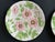 Green Vintage Shafford Majolica Style Floral Plate Set of 4 For Sale - Image 8 of 11