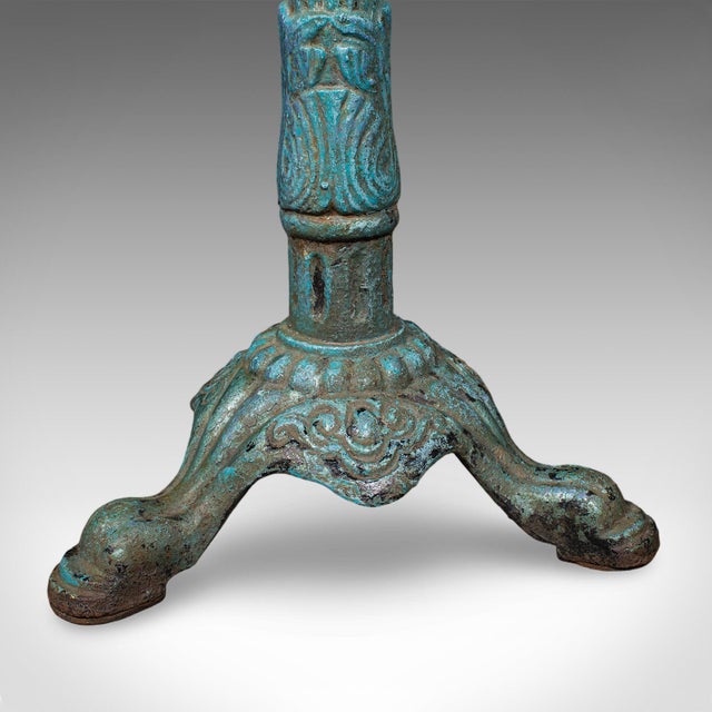 Antique Conservatory Table, English, Alabaster Marble, Portico, Veranda, Regency For Sale - Image 11 of 12