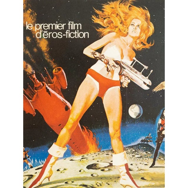 Barbarella Poster with Jane Fonda For Sale - Image 4 of 14