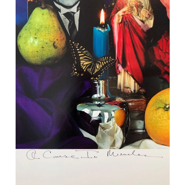 Paper Audrey Flack, Pop Art Vintage Color Photograph "Course in Miracles" Print Audrey Flack Photo, 1984 For Sale - Image 7 of 12