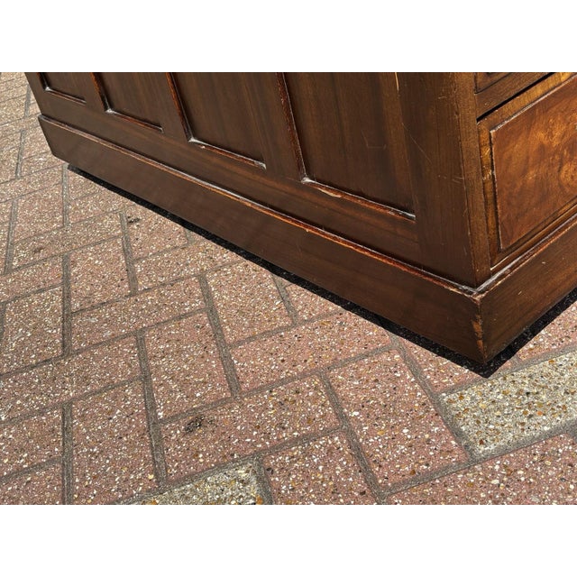 Partners Pedestal Desk in Walnut For Sale - Image 16 of 18