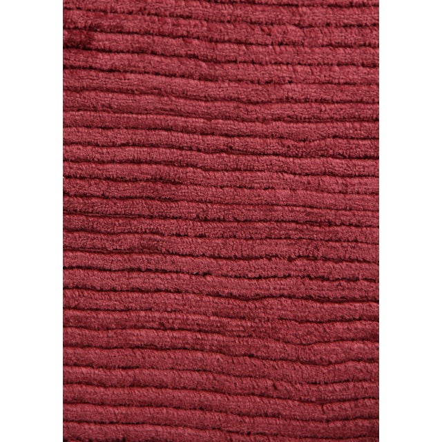 Transitional Exquisite Rugs Ives Hand loom Viscose Red/Multi Rug-14'x18' For Sale - Image 3 of 10