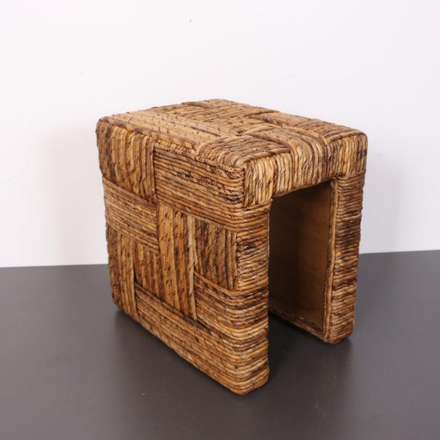 Not Yet Made - Made To Order Abaya Abaca Nesting Table - Set of 2 For Sale - Image 5 of 9