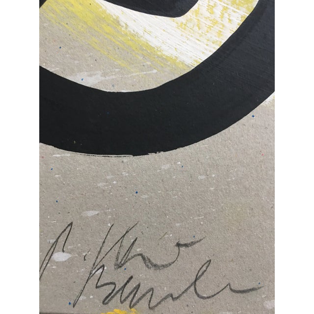 Abstract Expressionism Miróvian Style Peter Keil Painting, Berlin For Sale - Image 3 of 6
