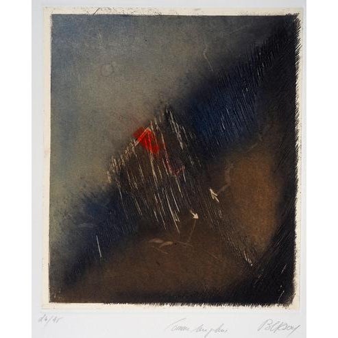 Erik Bersou, Like a Rain, Original Etching For Sale - Image 6 of 6