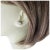 White 14 Karat White Gold Diamond Stud Earrings - 2 Pieces For Sale - Image 8 of 9