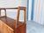 Wood 1950s Mid-Century Walnut Wall Unit Secretary Desk & Bookcase by Saginaw Furniture For Sale - Image 7 of 18