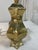 Hollywood Regency Mid 20th Century Mid Century Marbro Brass Double Socket Asian Base Table Lamp For Sale - Image 3 of 12