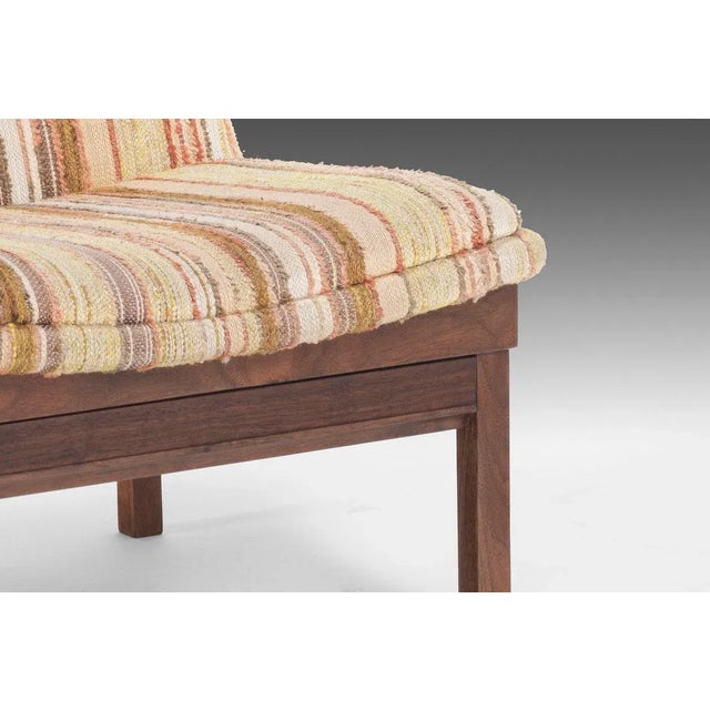 Mid-Century Modern Arthur Umanoff Walnut Bench / Modular Sofa with Table for Madison Furniture, 1950s For Sale - Image 3 of 11