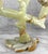Vintage Italian Onyx Stone Tulip Candelabra Candlestick Holders - Set of 3 For Sale - Image 10 of 11