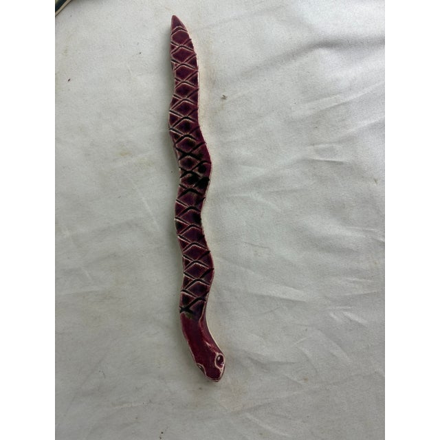 Expandable Trivet Composed of 4 Ceramic Snakes For Sale - Image 9 of 9
