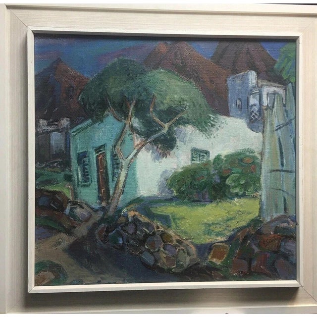 Hans Schön, Punta Del Hidalgo 1972, Oil on Canvas For Sale - Image 7 of 13