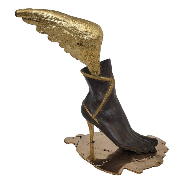 Antonio Giancaterino, La Scarpa, Bronze For Sale