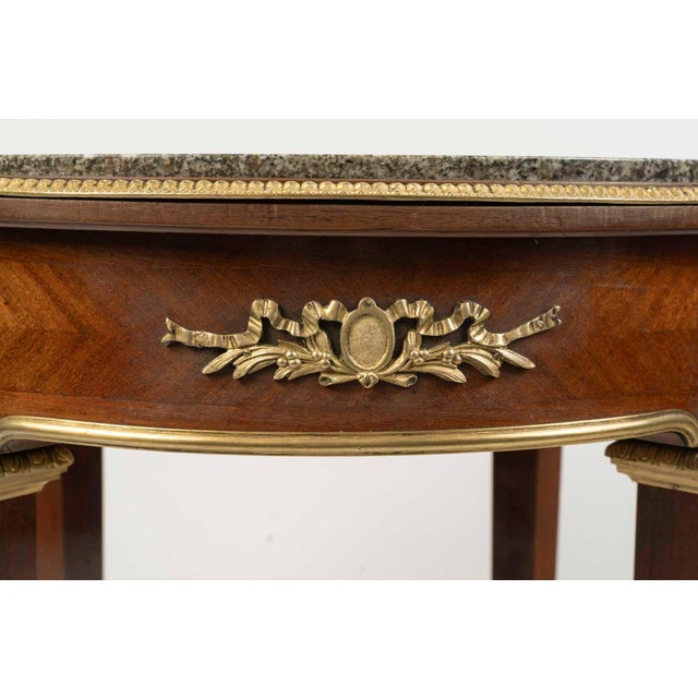 19th Century Napoleon III Louis XVI Pedestal Table For Sale - Image 8 of 9