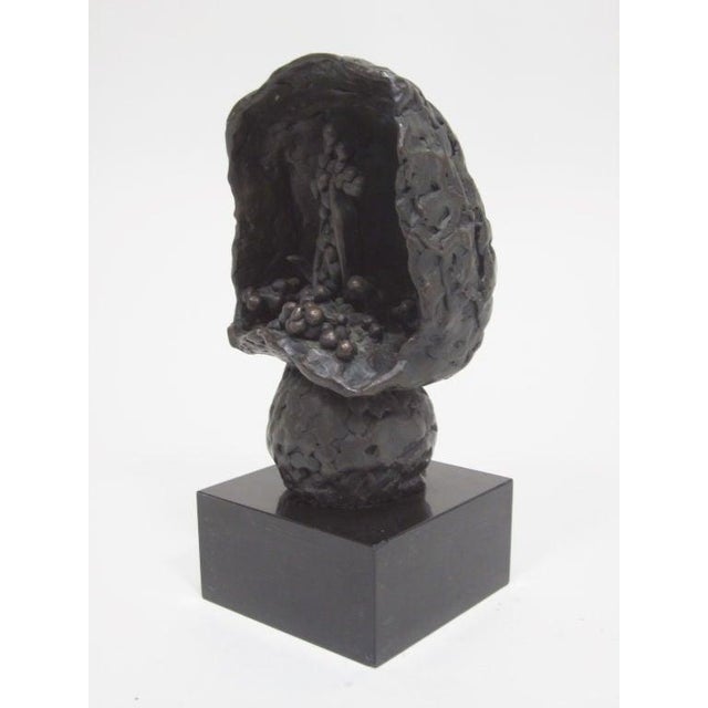 Abstract bronze sculpture by Roszi Tevan For Sale - Image 9 of 10