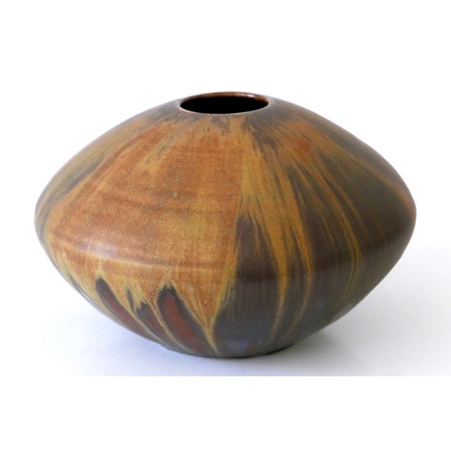 Vintage Studio Pottery Ceramic Vase by Ilse Ludwig-Korbel, Germany, 1984 For Sale - Image 4 of 11