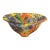 Multicolor Mosaic Art Glass Pedestal Bowl For Sale