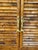 A truly exceptional and highly unique vintage bamboo wall cabinet, designed to make a statement while offering functional...
