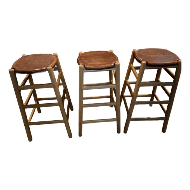 Custom Mahogany Bar Stools For Sale