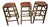 Custom Mahogany Bar Stools For Sale